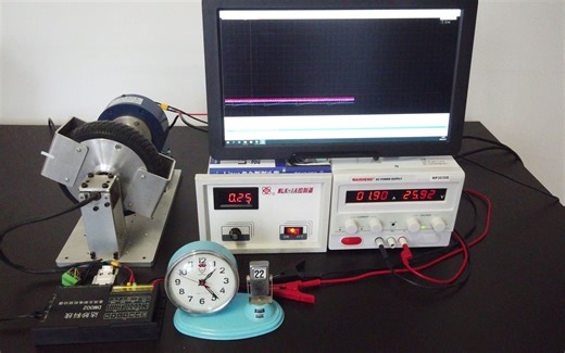达妙科技 轮毂电机控制 1RPM转速 4NM带载运行