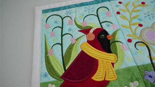 1.8K views · 15 reactions | ❄️ Winter Animals Table Runner – ITH Magic! ❄️ ✔️ Stitch cosy charm with five delightful winter animal blocks 淋 ✔️ Fits 5x7, 6x10 and 7x12 hoops ✔️ Perfect for a heartwarming table runner, hanger or mug rugs ✨  Bring winter wonder to your home! | Sweet Pea Machine Embroidery | Facebook