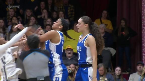 6 WVU players ejected in scuffle with Duke