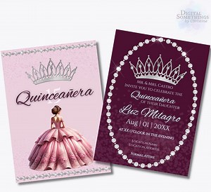 The Blush Pink Diamond Collection | Invitation Only | Editable