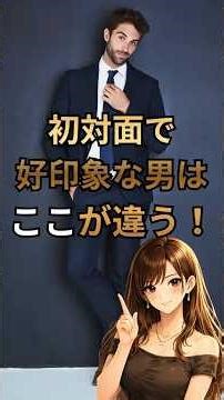 初対面で好印象を残す人がやっている3つのこと【恋愛心理学】#恋愛心理学 #初対面 #モテる男 #会話術 #第一印象#恋愛テクニック #女性心理