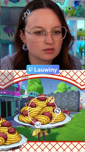 Nouveau code cadeau 🎁 🤩 Vous en pensez quoi du cadre ? 🫢🍝 •••• Et tout ça, se passe en live sur Twitch 👀 ➡️ Twitch : Lauwiny (lien en bio) ✨ •••• #twitchfr #twitchclips #streamerfr #disneydreamlightvalley #cliptwitch @Disney Dreamlight Valley