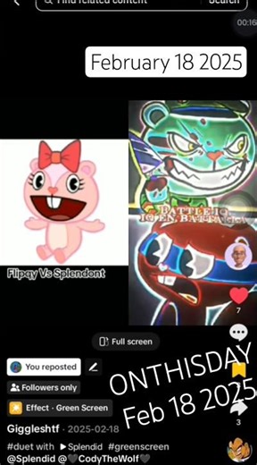 February 18 2025 Flipqy vs Splendont #flipqyhtf #splendonthtf #giggleshtf ‪@Cody_FruitigerAeroFan‬