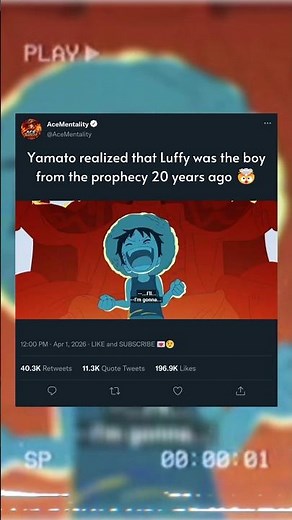 Yamato Finally Realizes Luffy Was the Chosen One 🔥 #onepiece #luffy