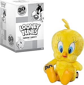 Looney Tunes Tweetin’ Tweety 80th Anniversary Plush, Kids Toys for Ages 3 Up by Just Play