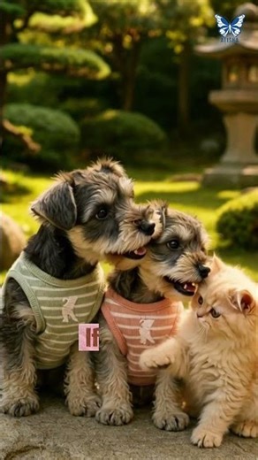 MINIATURE SCHNAUZER SWEET MOMENTS 🐾💙 CUTEST LITTLE COMPANION