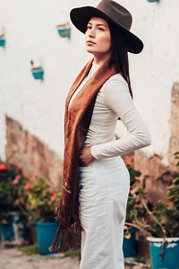 Minimalist Alpaca Scarf: Brushed Natural Fiber Unisex -sustainable Fashion- Neutral Colors - Etsy
