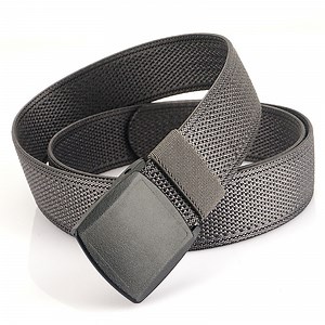 [Hot Item] 3.8cm Ykk POM Buckle Adjustable Plastic Buckle Cotton Nylon Tactical Outdoor Belt Men Korean Woven Canvas Golf Webbing Fabric Belt