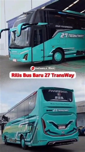 Bus 27 TRANSWAY terbaru #rilisbusbaru #infobus #busmania
