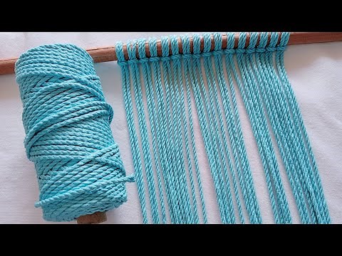 Macrame - Simple Diy Macrame Coaster 🍵💙- Easy Step By Step Tutorial For Beginners