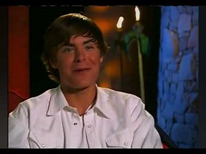 Behind the scenes of high school musical 2 with Zac efron