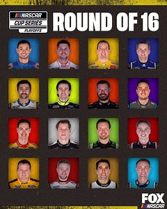 38K views · 969 reactions | The field for the "Round of 16" is set. Is your driver in the NASCAR Playoffs? | NASCAR on FOX | Facebook