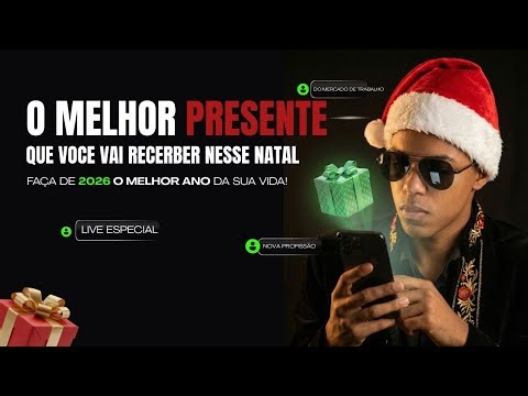 A NOVA ERA DO DIGITAL: A profissão que irá revolucionar o mercado em 2026 (live especial de natal)