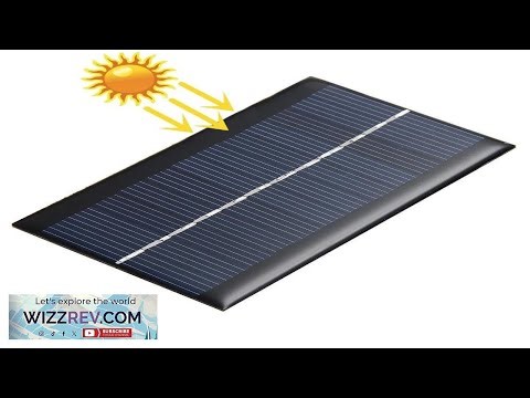 Mini 6V 1W Solar Panel Bank Solar Power Board Portable Solar System