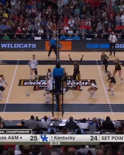 Southeastern Conference on Instagram: "AGGIES STORM BACK IN SET ONE! @aggievolleyball x @ncaavolleyball /ABC"