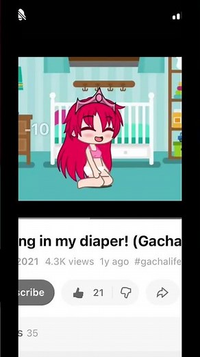 Ana is pooping in her diaper