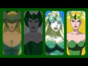 Evolution of "Enchantress" in Cartoons and Movies (Marvel Comics)