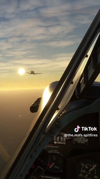 MSFS Spitfires on TikTok