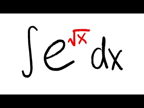 integral of e^sqrt(x), integration by parts in the u-world
