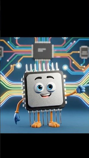 Talking Microprocessor | How CPU Works | Computer Brain Animation