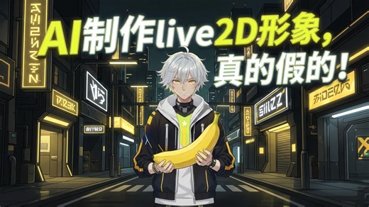 用AI帮我做一款live2D角色？真的能办到么？【Nano Banana Pro尝试 】
