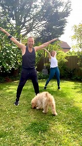 When your trying to do a Zumba workout with @almurph18 and the dog wants to join in 🤣 #zumba #dancefitness #fitdance | Dan Whiston