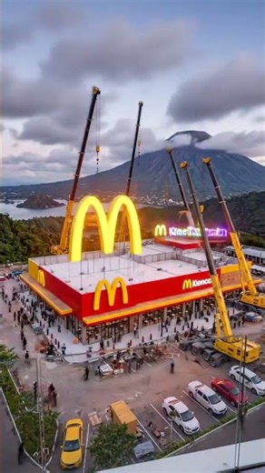 Taal Mountain View McDonalds (Big Mac hamburger cheeseburger whopper)