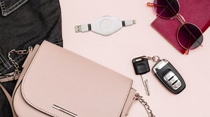 ReTrak Premier Series ETLTUSBBLK Retractable Lightning to USB Charge and Sync Cable for iPhone, iPod, and iPad (Black), 3.2 feet