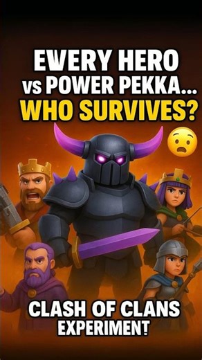 POWER PEKKA vs EVERY HERO 😱⚔️ | Ultimate CoC Battle Test!