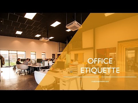 Office Etiquette WoW PowerPoint PPT Presentation Sample @ReadySetPresent.com