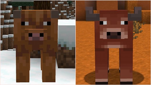 Minecraft cow variants: Everything you need to know