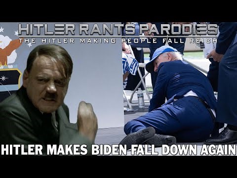 Hitler makes Biden fall down again | Hitler's "Downfall" Parodies