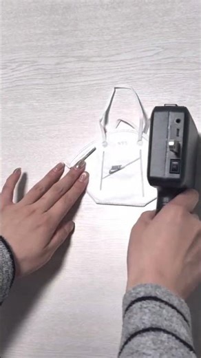 🖨️ Handheld Printer in Action: High-Speed Mask Printing