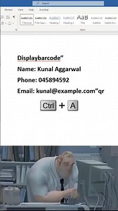 How to Create QR Code in MS Word (2026) | Easy 1-Minute Tutorial #MSWord #QRCode #WordTutorial