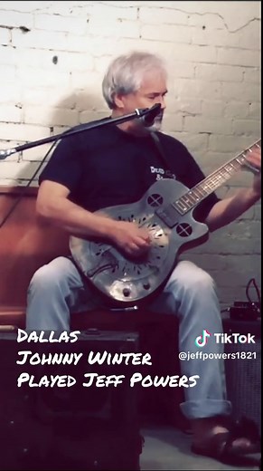 Dallas song by Johnny Winter Performed by Jeff Powers #bluesguitar #resonatorguitar #acousticguitar #cigarboxguitar #johnnywinter #slideguitar