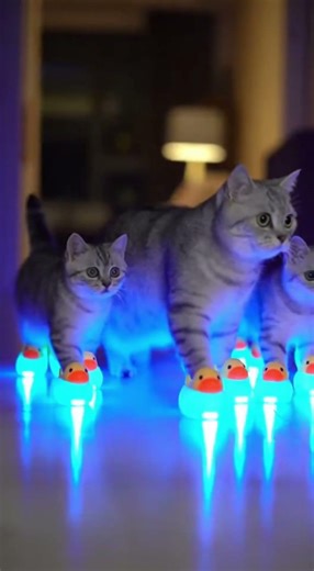 ASMR: Midnight Cat Parade (Glowing Duck Edition) 💡🐾