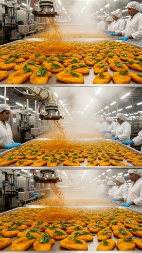 “Mega Fish Fry Factory ⚙️🔥 – 1000 Fish Fried by Robotic Machines 🍽️🐟💨” AI Video | Namma Chennai Diaries