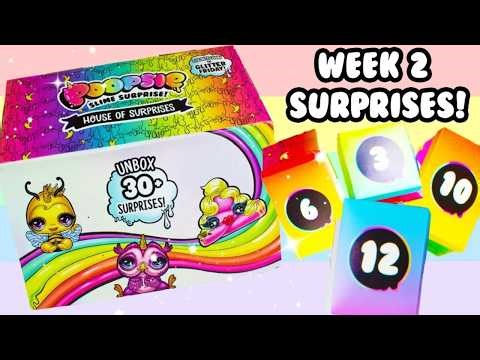 Poopsie House Of Surprises WEEK 2 Count Down To Glitter Friday