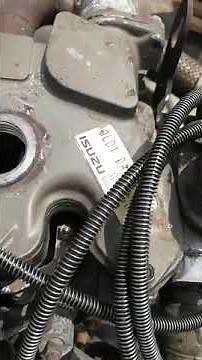 Isuzu 3LD1 engine testing