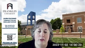 #TransfertoFranklin - As Ohio’s #1 nonprofit university for online degrees, Franklin University helps you save time and money on your bachelor’s degree through partnerships with community colleges across the state. For more than 20 years, Franklin has been working with community colleges to create seamless educational pathways that enable you to earn your bachelor’s degree from an accredited university without leaving your community. Laura Falgiano, Franklin’s community college enrollment adviso