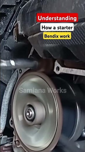 Understanding How a starter Bendix work #howto #mechaniclife #automobile #diy #mechanic