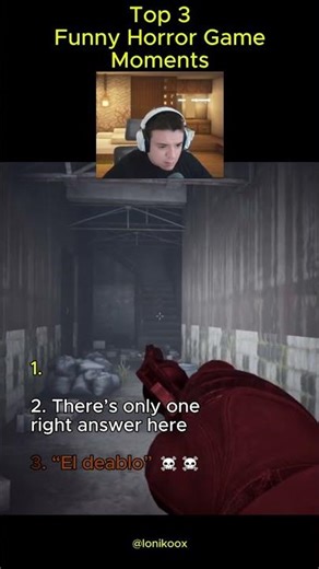 Top 3 Funniest Horror Game Moments (bro had to choose between two bad options 😭)