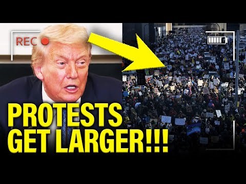 Trump GETS STUNNED as MASSIVE PROTESTS get EVEN BIGGER!!!
