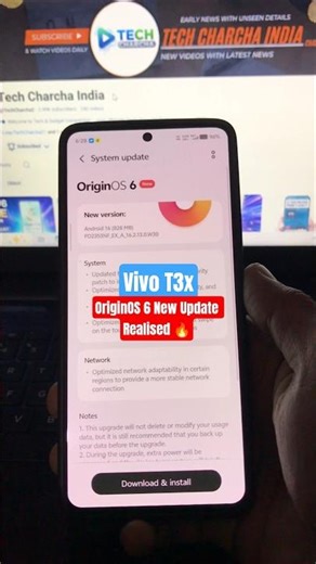 Vivo T3x OriginOS 6 New Features Drop 🔥 #originos6 #vivoupdate