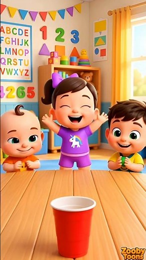 Ball in the Cup Challenge for Kids | Fun Learning Activity | Nursery Rhymes and Kids Songs