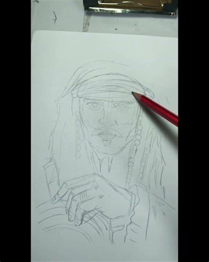 Not all treasure is silver and gold, mate"|| jack sparrow's drawing