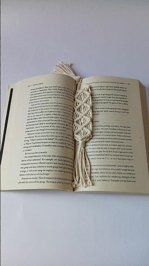 "DIY Macrame bookmark | Quick and Easy 🔖" #macramecrafts #bookaccessories #handmade