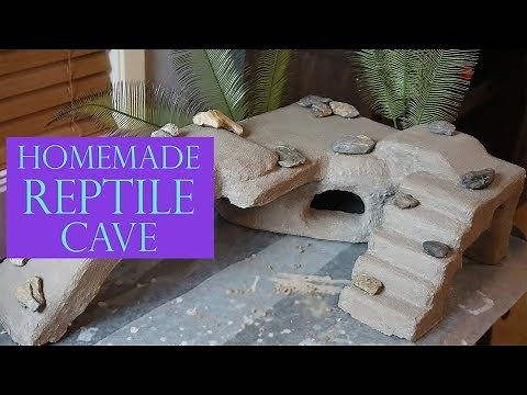 Huge DIY Reptile Cave | Step By Step!