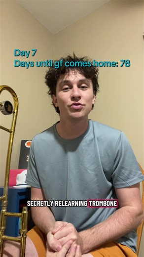 One week down! Follow along as I secretly relearn trombone to surprise my girlfriend.