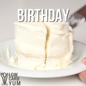 4.6M views · 19 reactions | Even if it’s not your birthday, go ahead, make this Keto Birthday Cake for you! Get the RECIPE here -> https://lowcarbyum.com/gluten-free-birthday-mug-cake-in-minutes-recipe/ | Best Low Carb Keto Recipes | Facebook